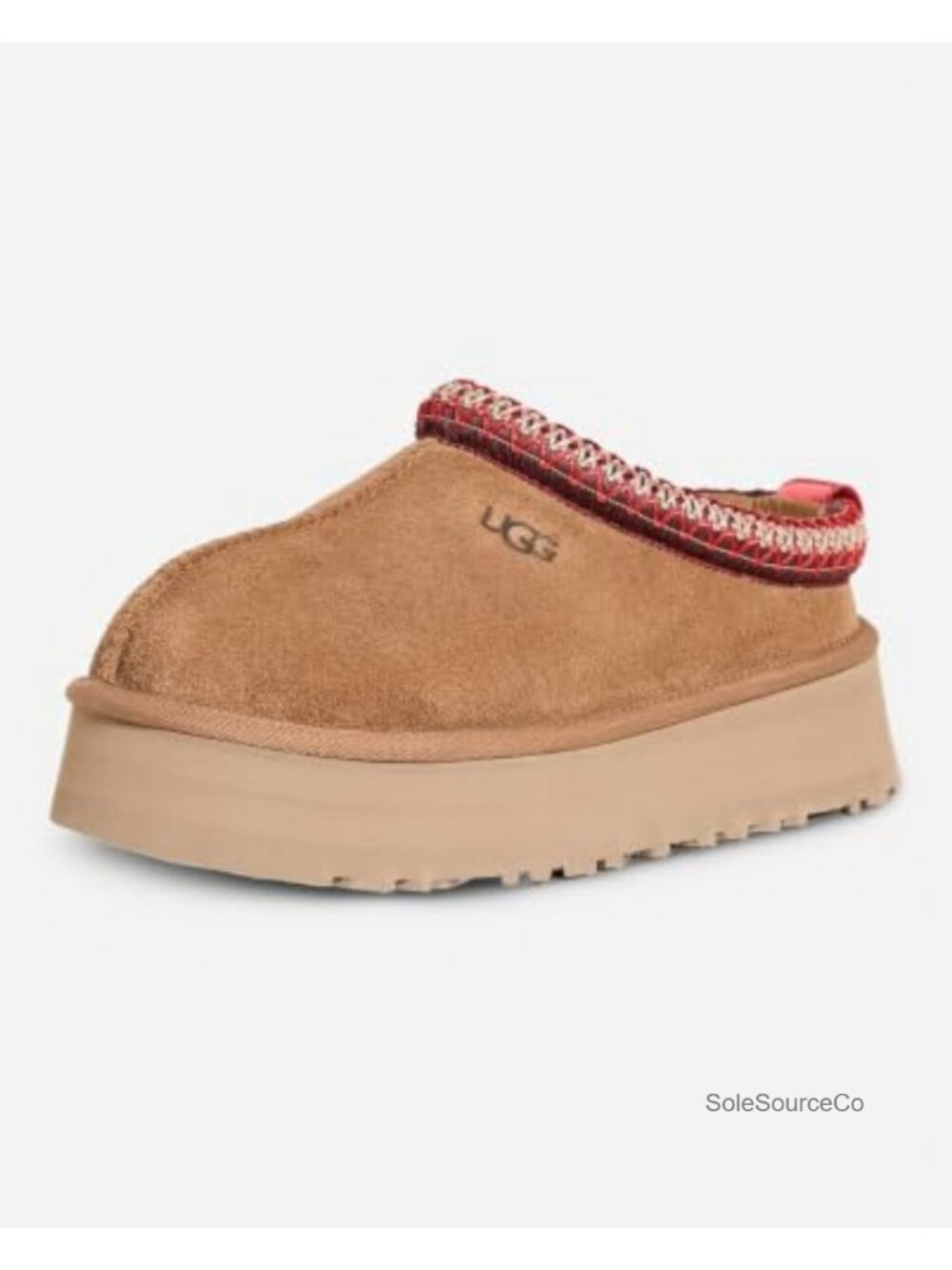 Suede Sheepskin Lined Slippers EVA Sole